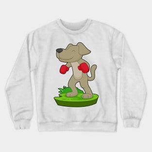 Dog Boxer Boxing gloves Boxing Crewneck Sweatshirt